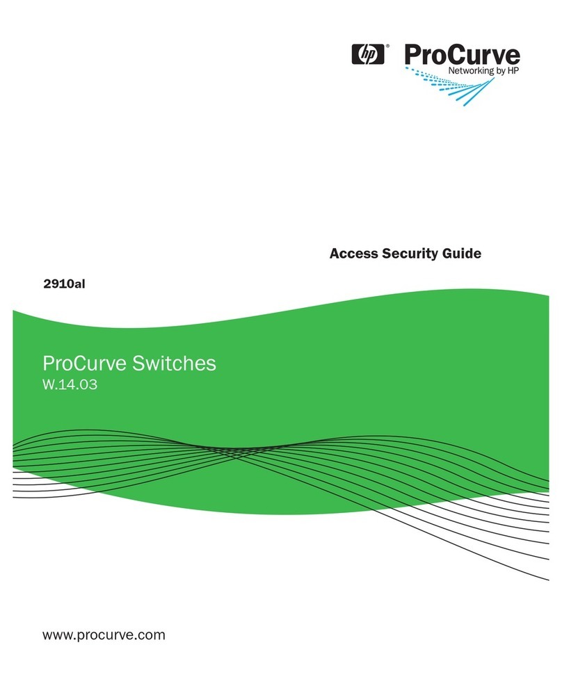 HP PROCURVE 2910AL User manual