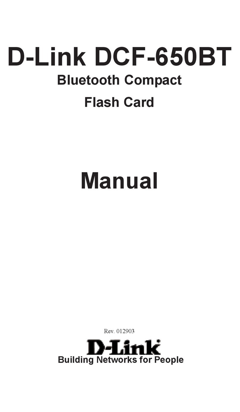 D-Link DCF-650BT User manual