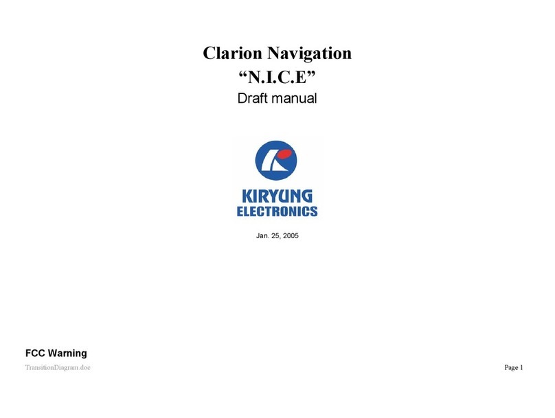 Clarion N.I.C.E. User manual