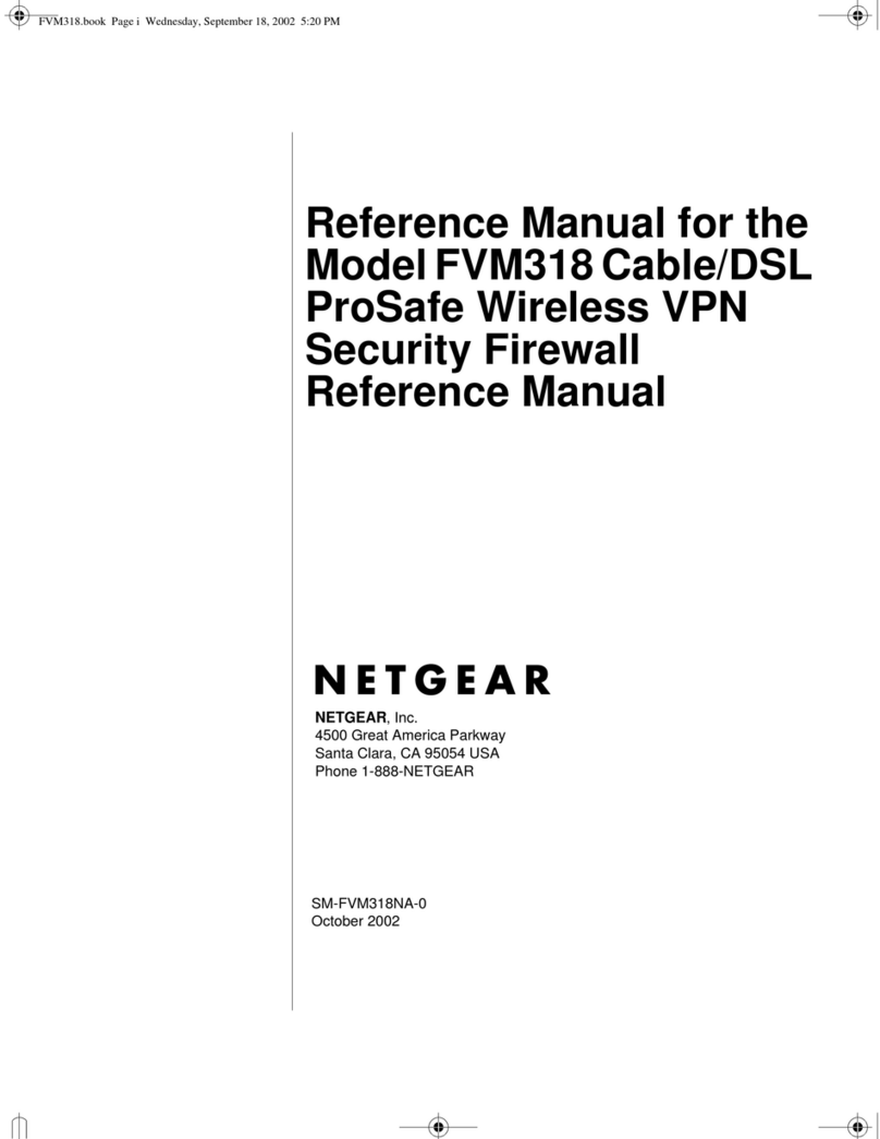NETGEAR ProSafe FVM318 User manual