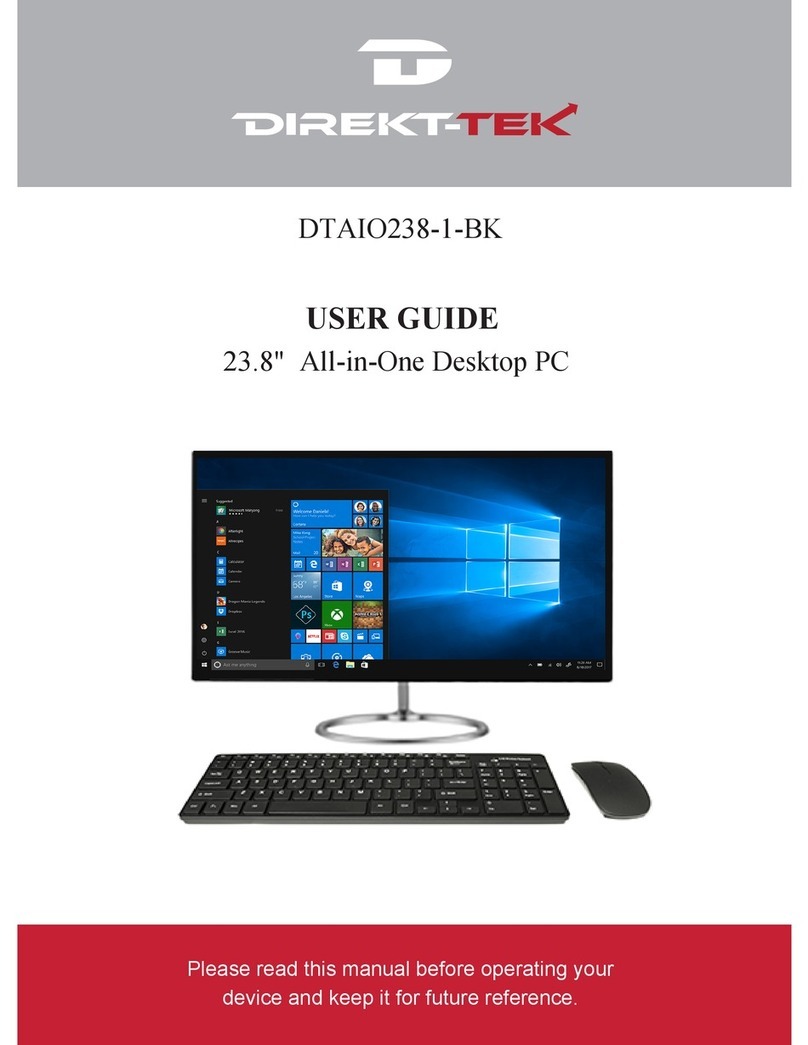 DIREKT-TEK DTAIO238-1-BK user guide