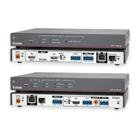 Extron electronics XTP T HD 4K user guide