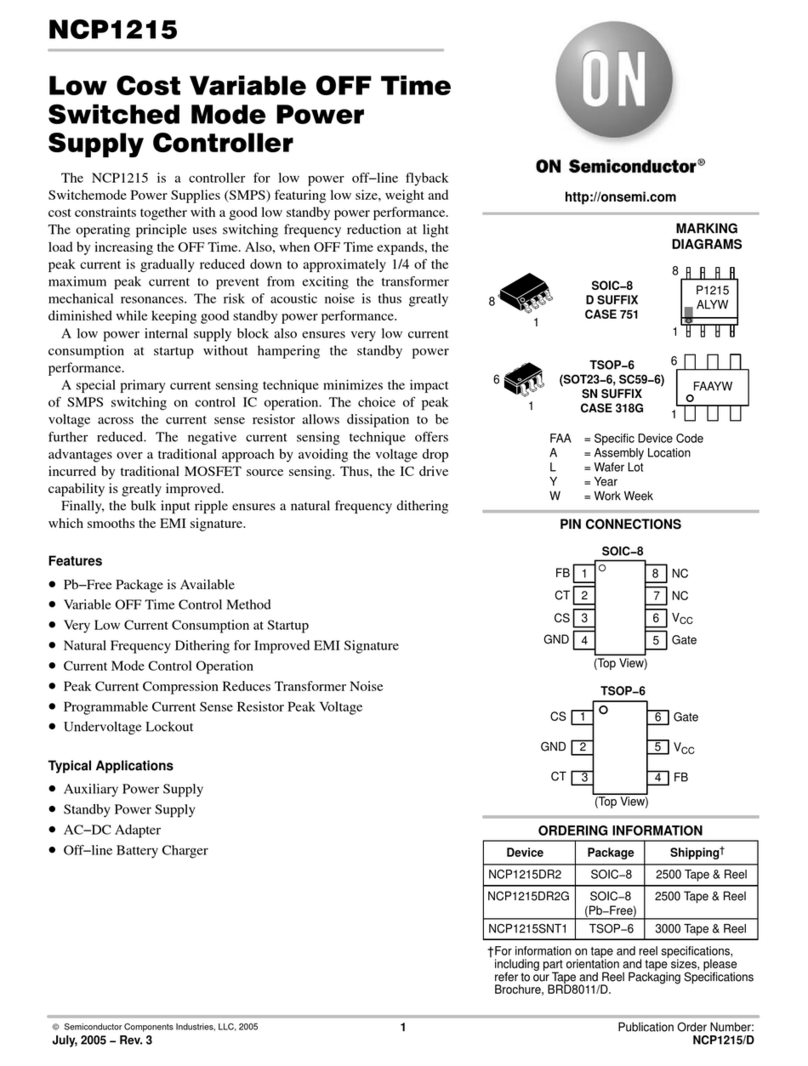 ON Semiconductor NCP1215 manual