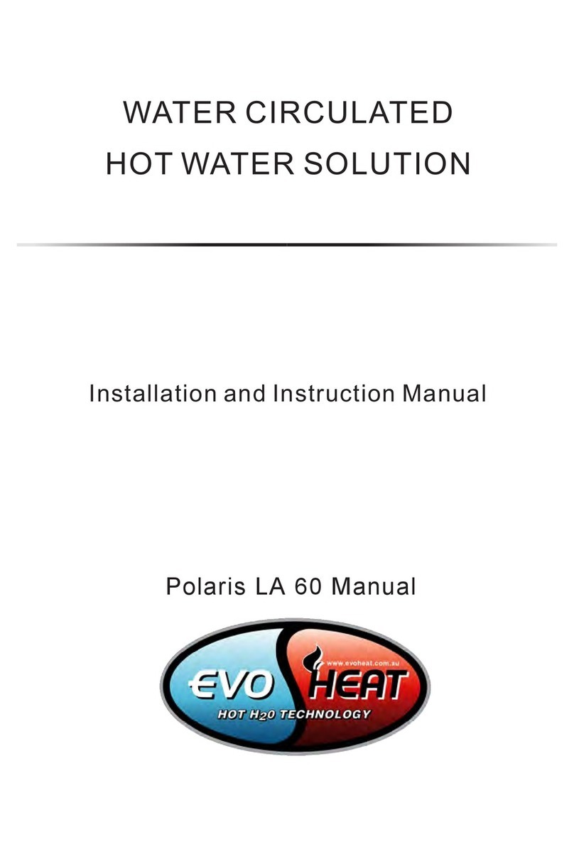 evoheat Polaris LA 60 Installation and instruction manual