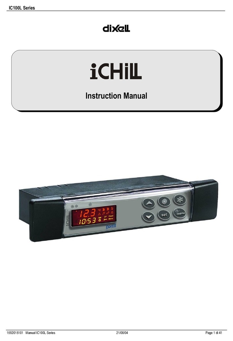 dixell ichill ic100l series instruction manual