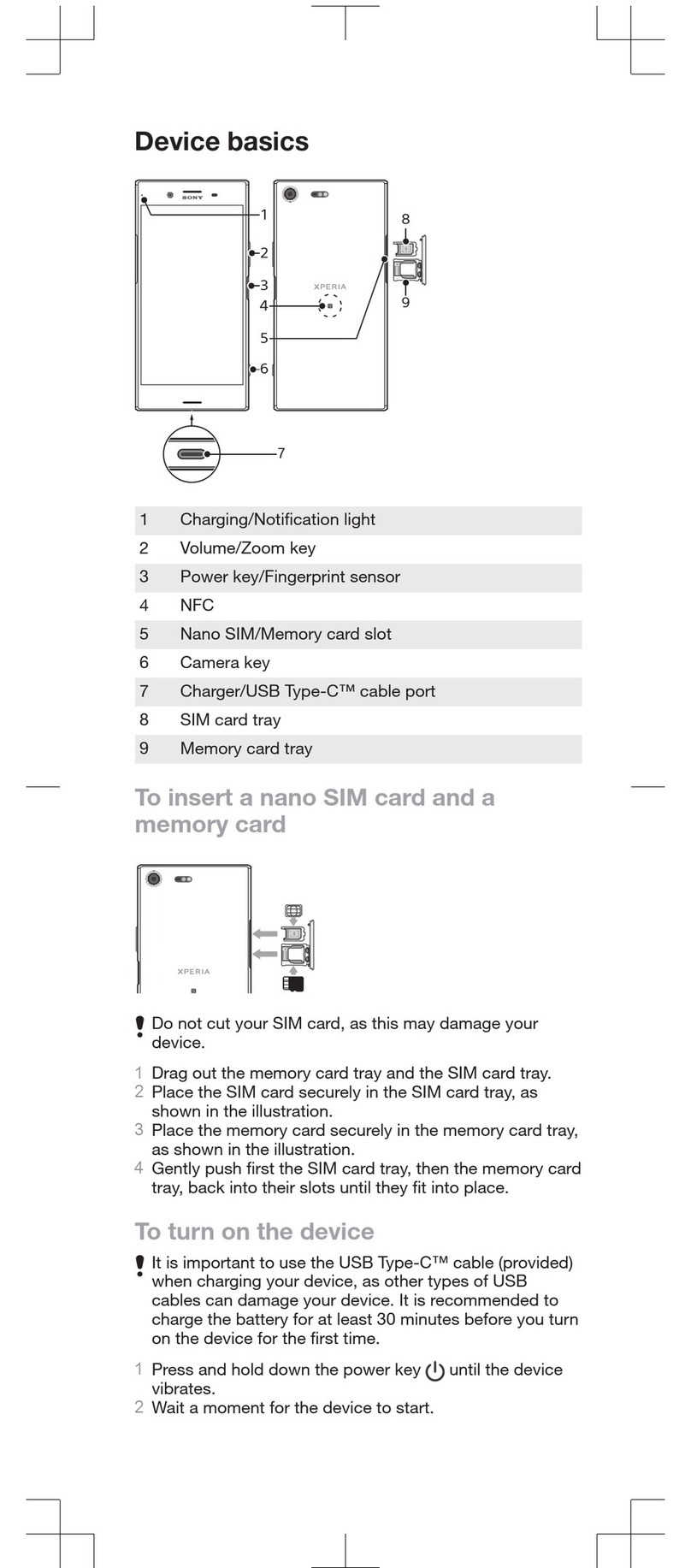 Sony Xperia G8141 User guide