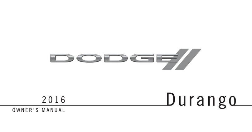 Dodge Durango 2016 User manual