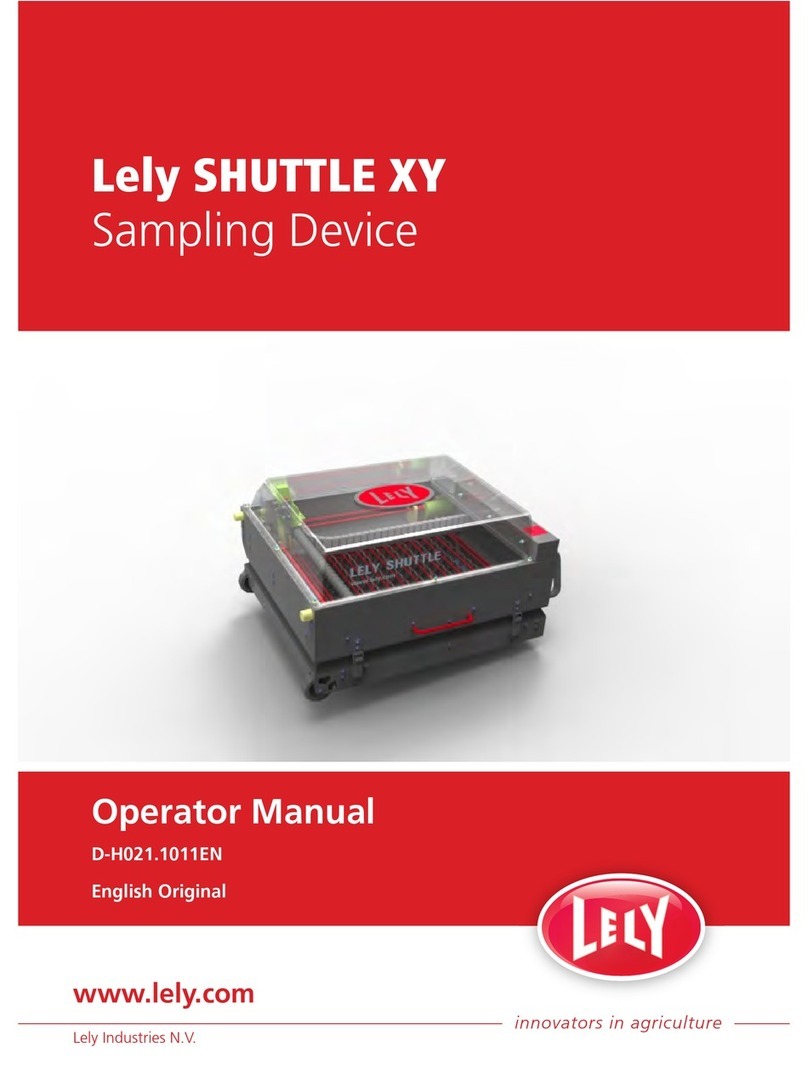 LELY SHUTTLE XY Operator's manual