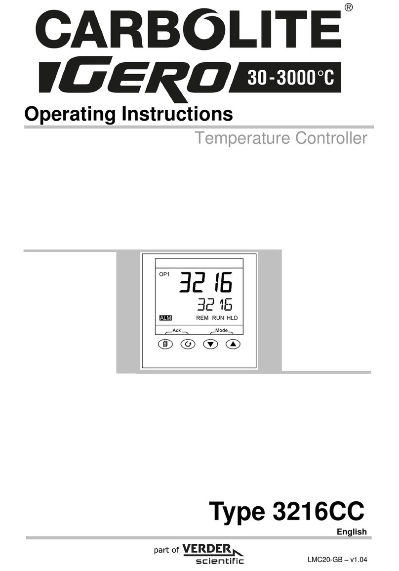 Carbolite 3216CC User manual