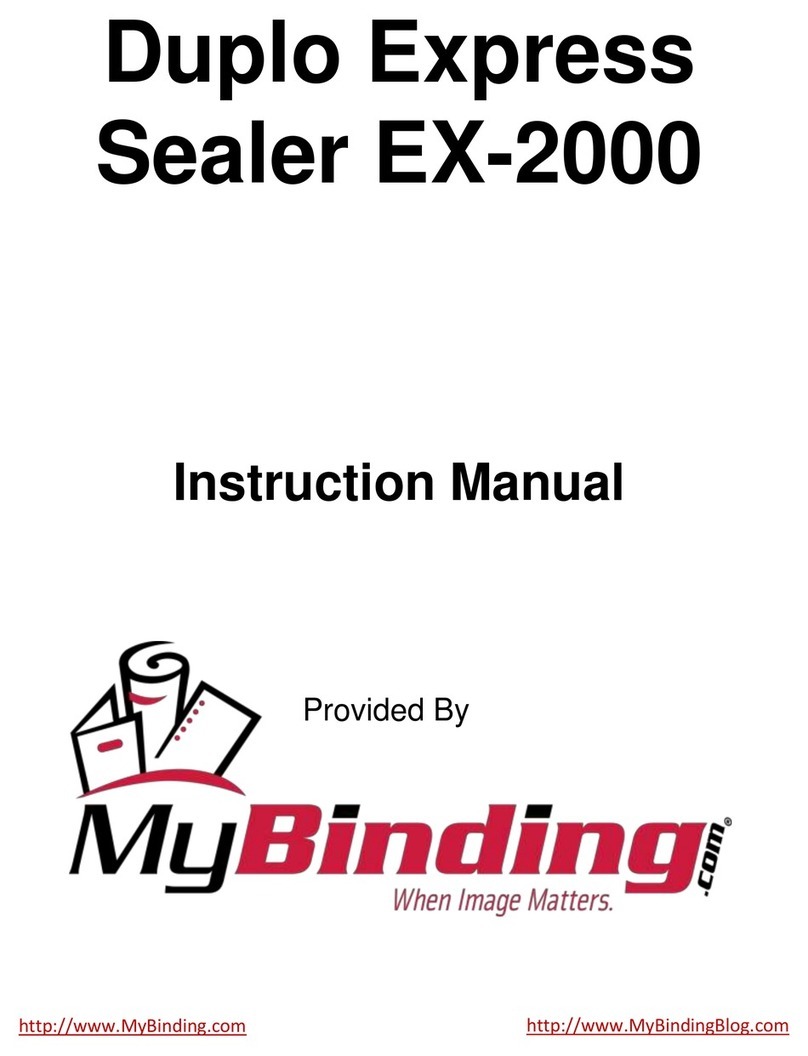 MyBinding EX-2000 instruction manual