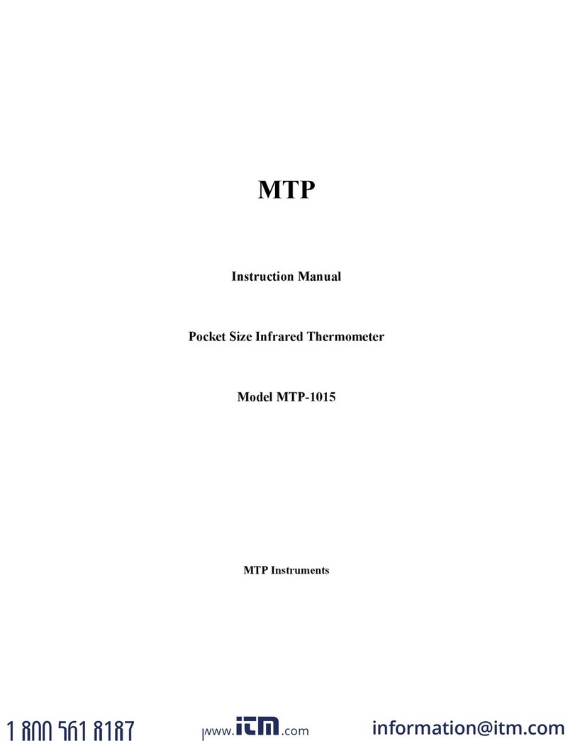 MTP MTP-1015 instruction manual