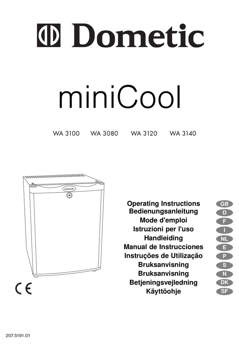 Dometic miniCool WA 3100 User manual