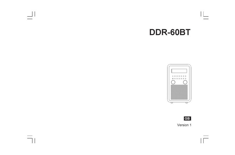 Sangean DDR-60BT User manual