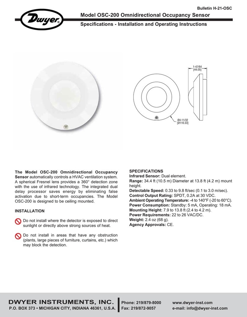 Dwyer Instruments OSC-200 User manual