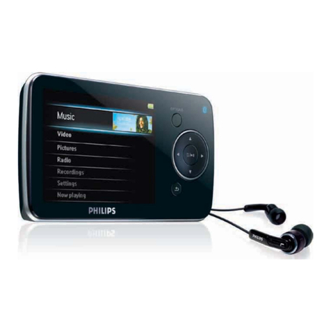Philips Go Gear SA1OPS04KB User manual