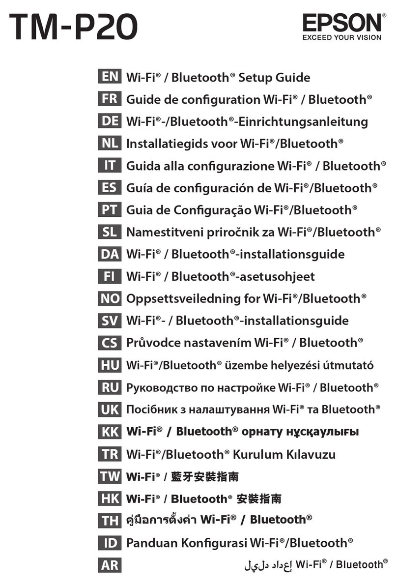 Epson TM-P20 User manual