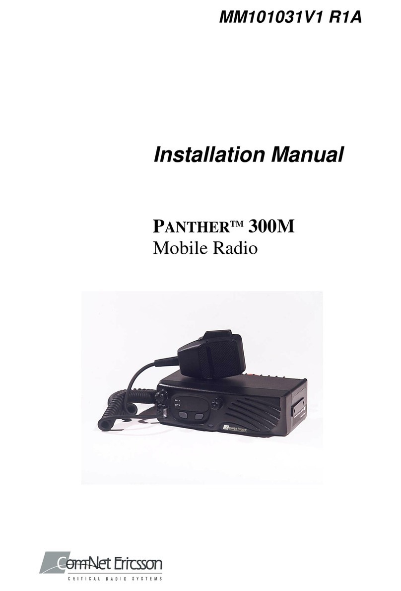 COMNET ERICSSON PANTHER 300M installation manual