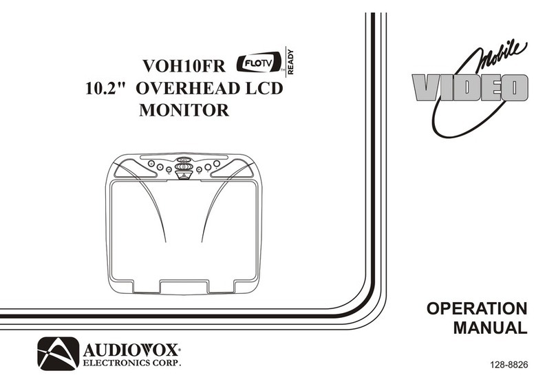Audiovox VOH10FR Operation manual
