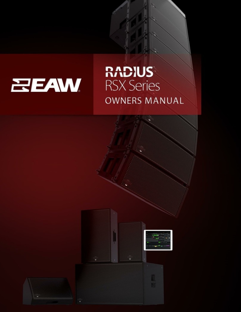 EAW RSX208L User manual