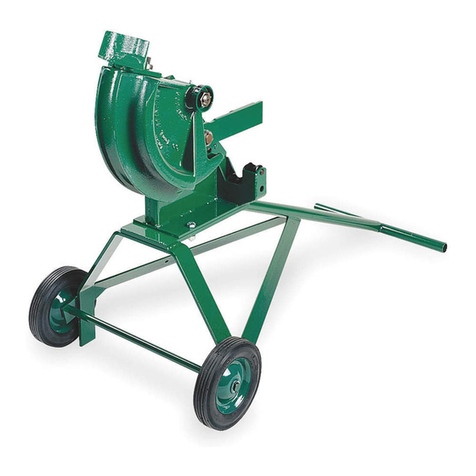 Greenlee 1800 Mechanical Bender instruction manual