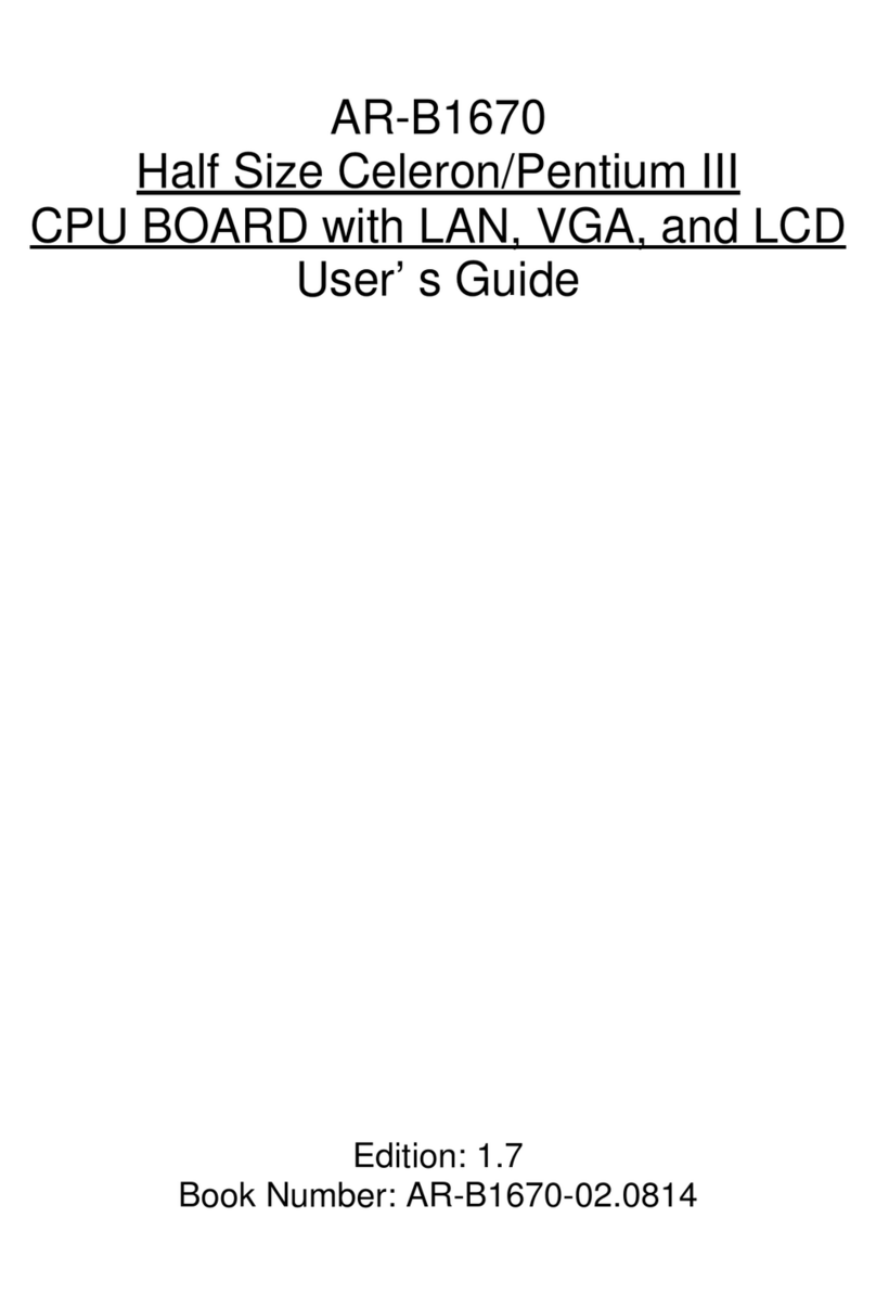 Acrosser Technology AR-B1670 User manual Acrosser Technology AR-B1670 User manual