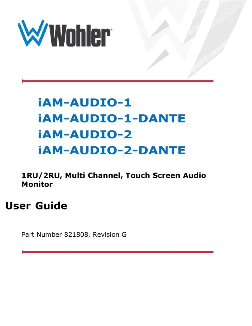 Wohler iAM-AUDIO-1 user guide