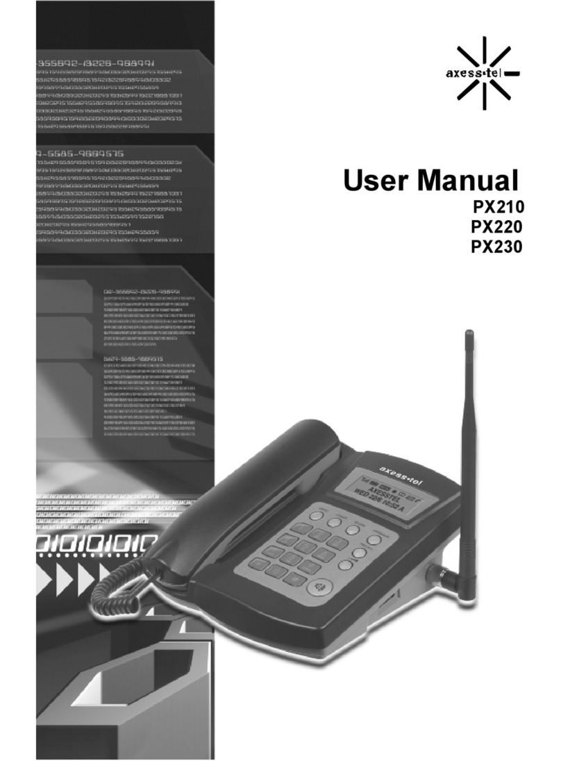 Axesstel PX210 user manual