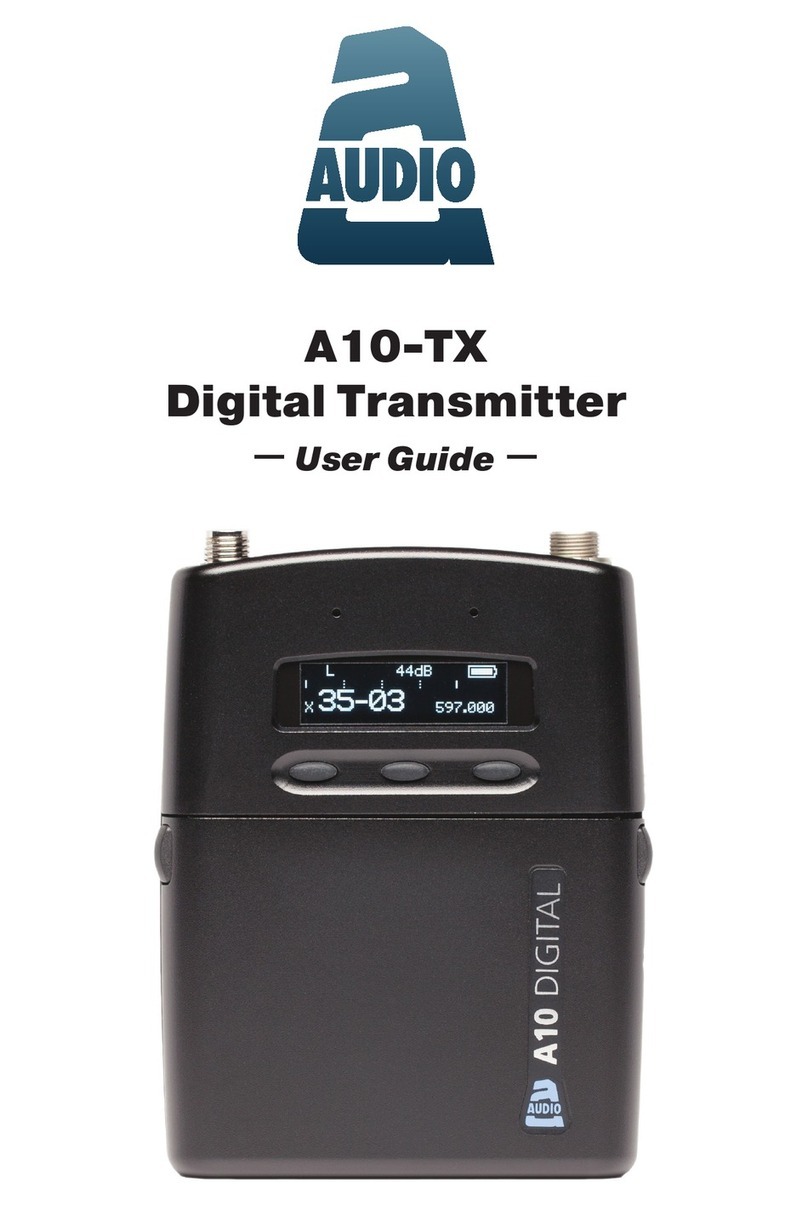 Audio A10-TX User manual