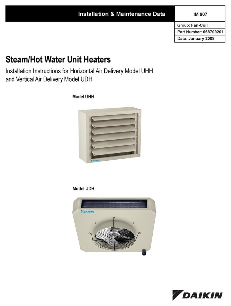 Daikin UHH User manual