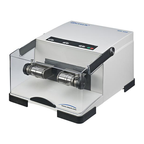 Retsch MM400 User manual