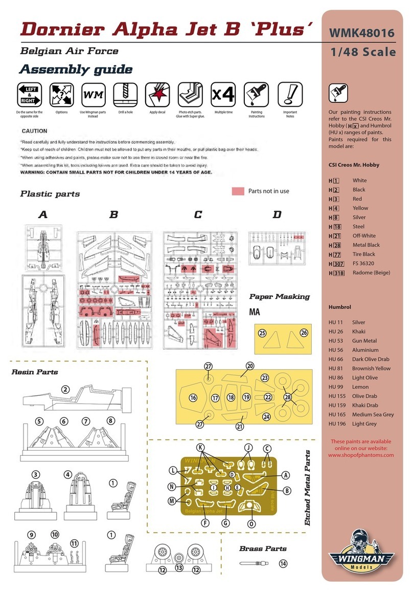 Wingman Models WMK48016 Assembly guide