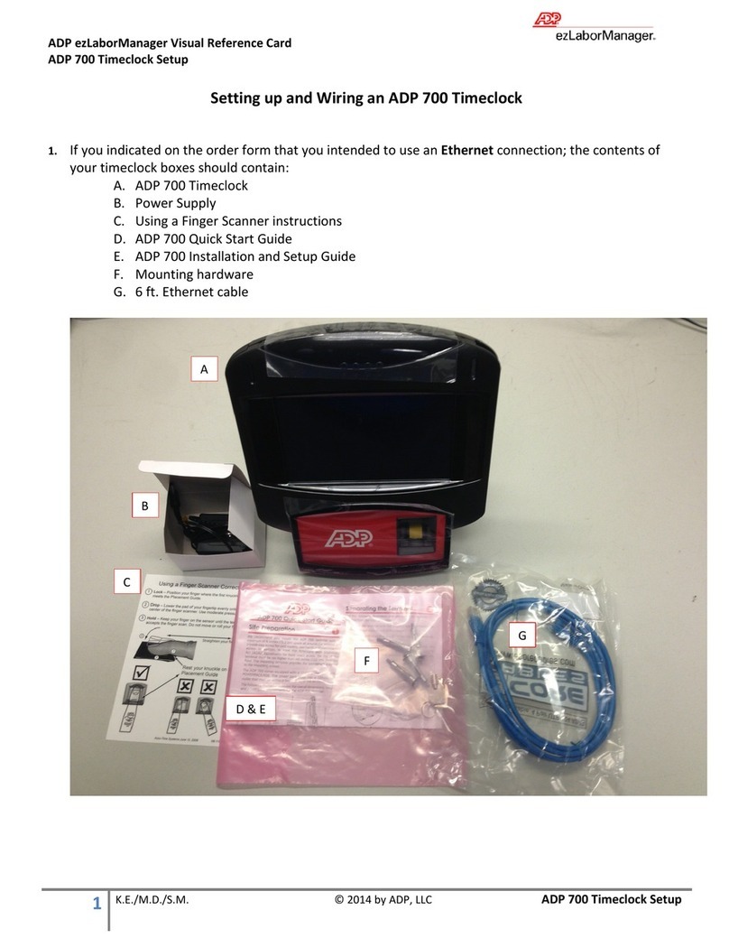 Adp 700 Setup guide