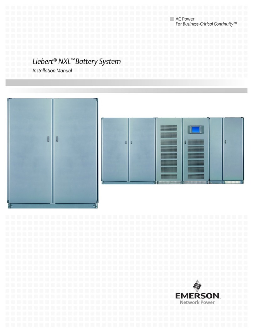 Liebert NXL installation manual