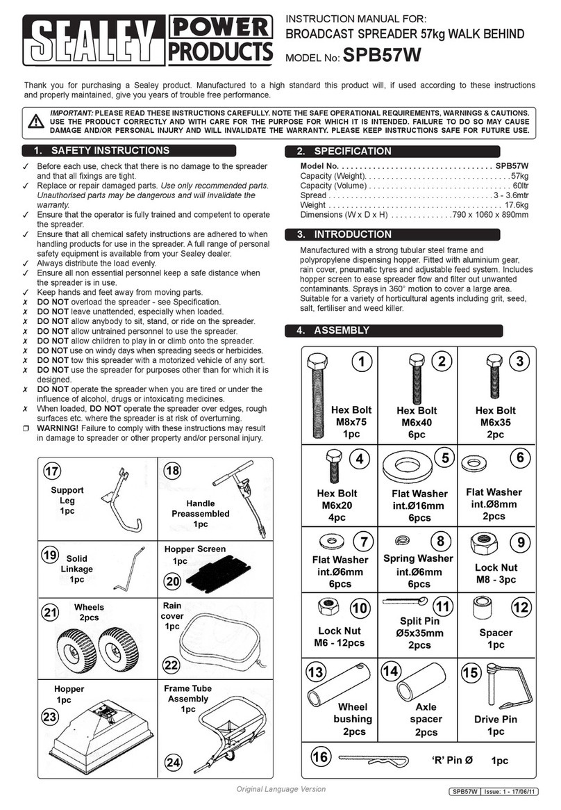 Sealey SPW57W User manual Sealey SPW57W User manual