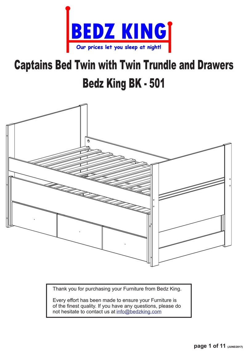 Bedz King BK-501 Assembly instructions