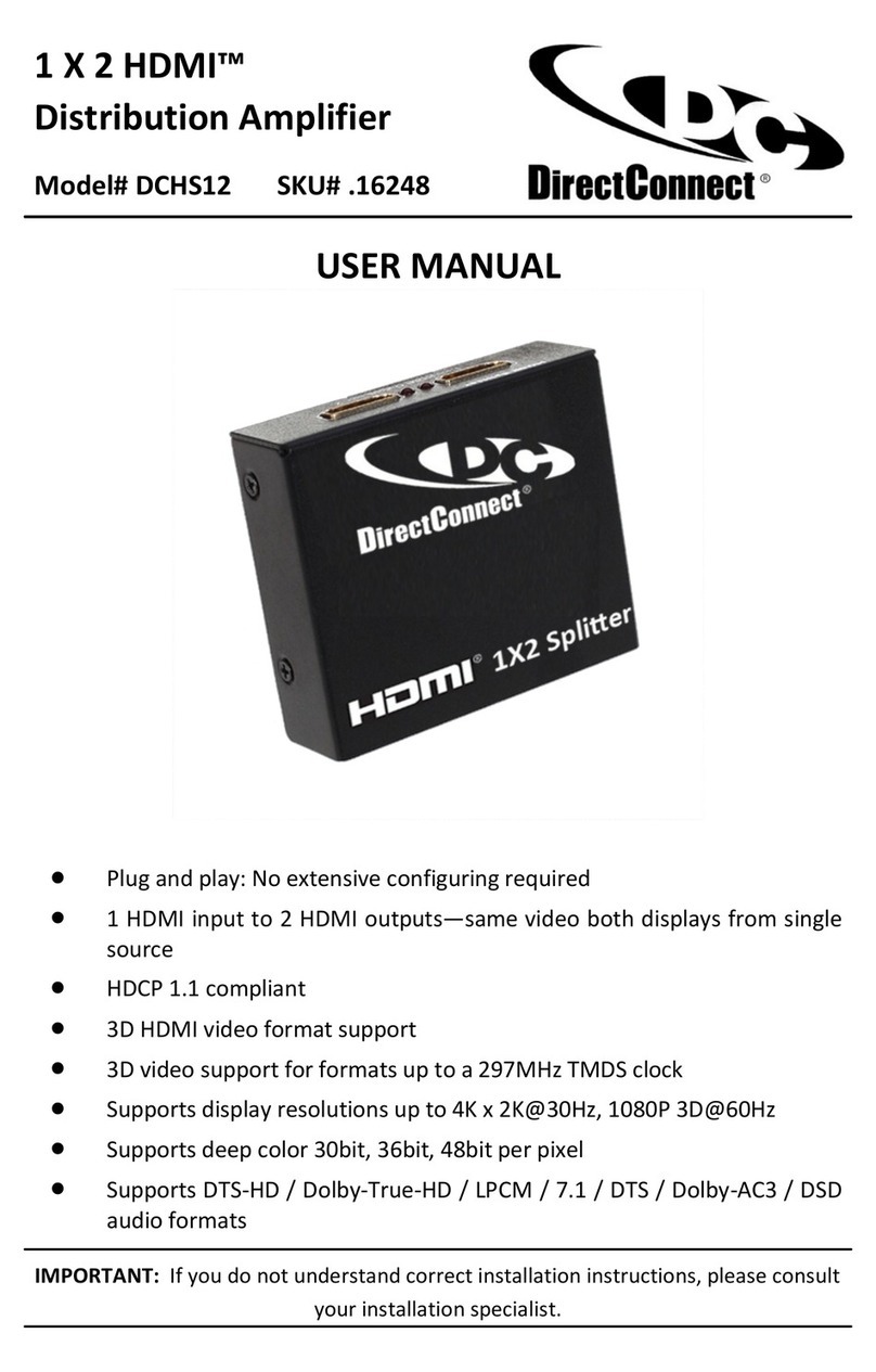 DirectConnect DCHS12 user manual
