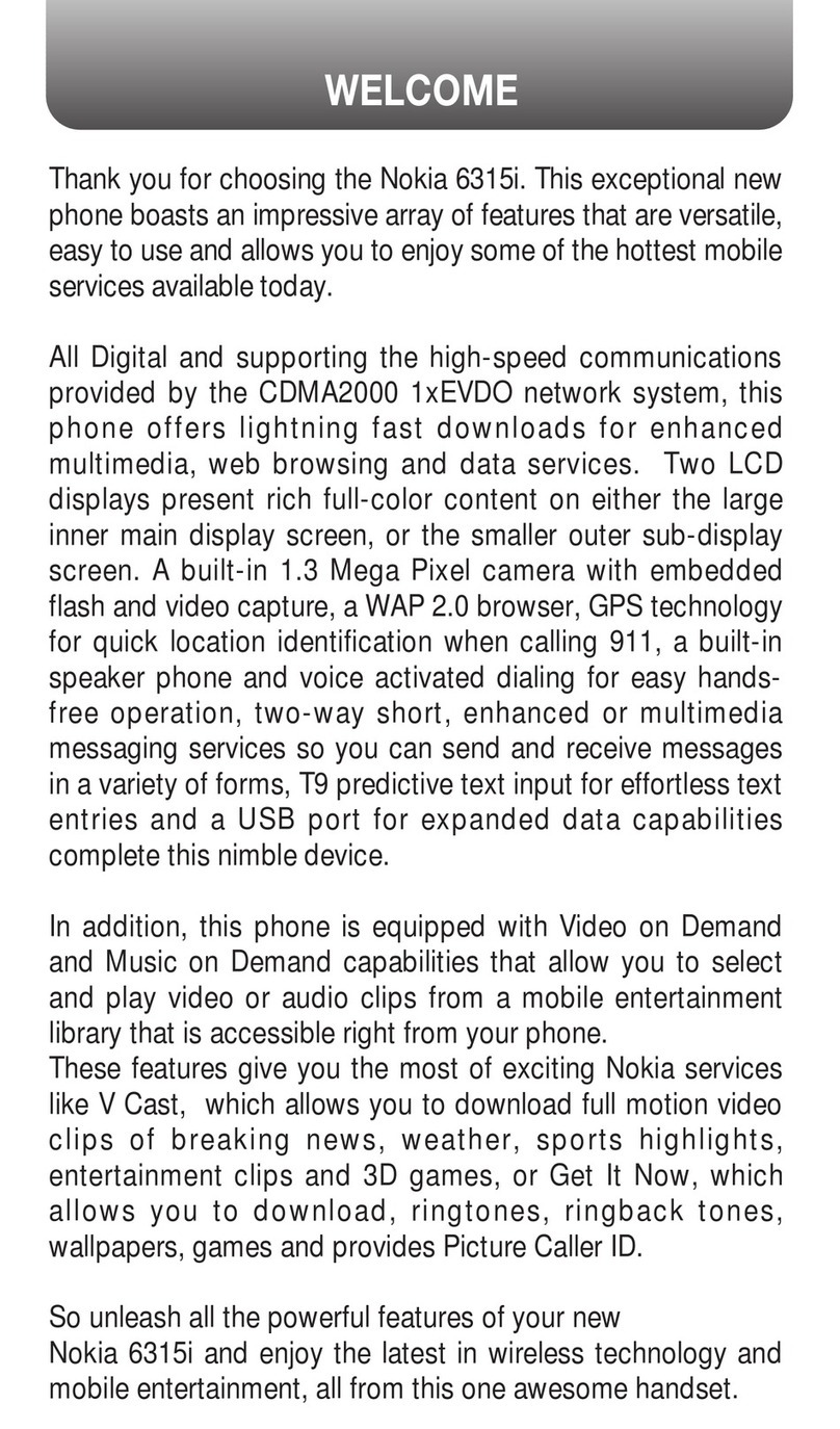 Nokia 6315i - Cell Phone 21.5 MB manual
