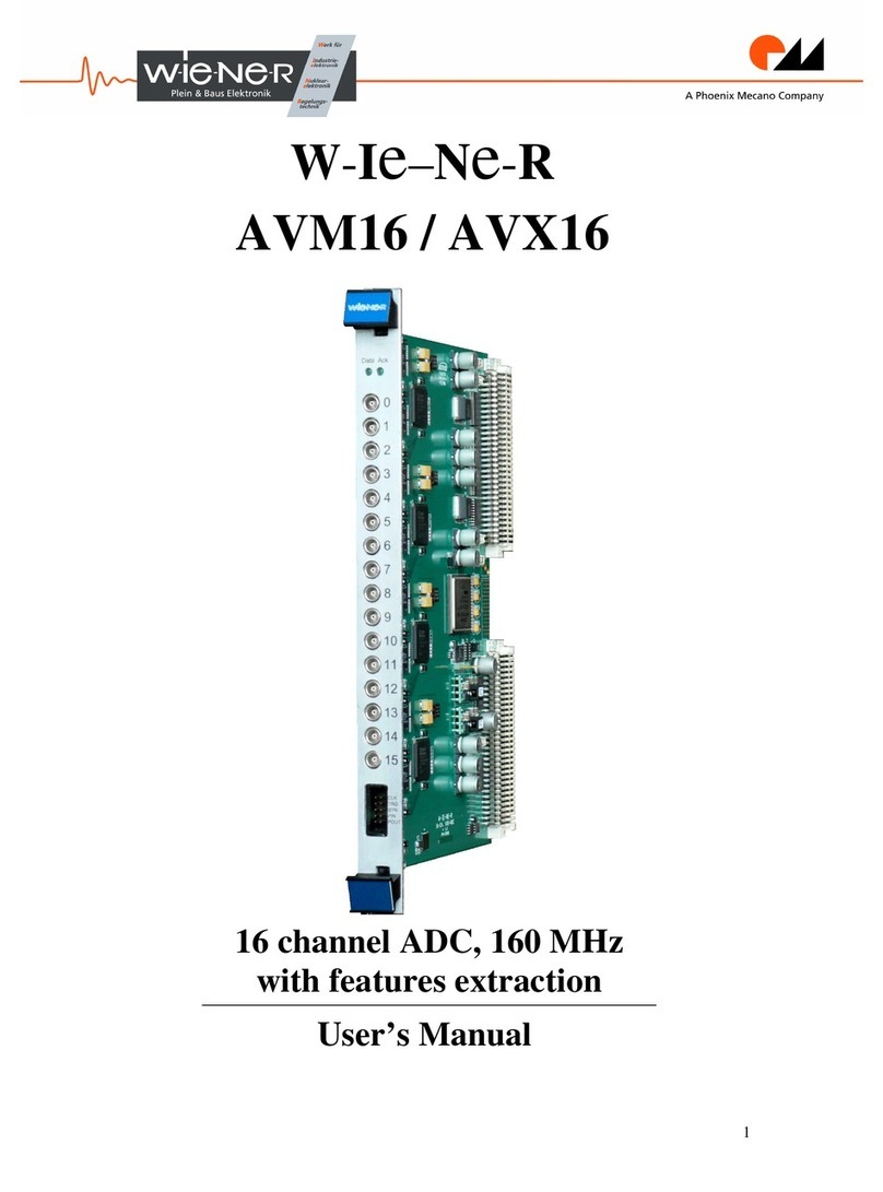 Wiener AVM16 user manual
