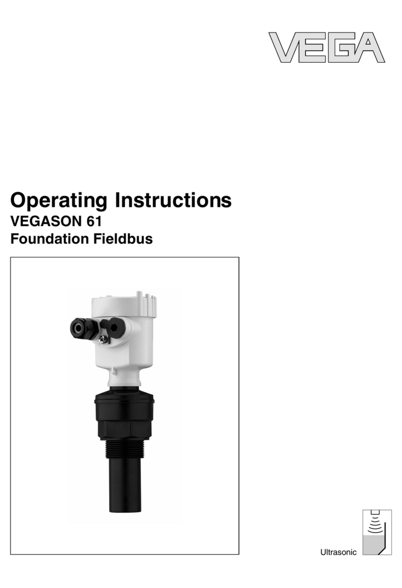 Vega VEGASON 61 operating instructions