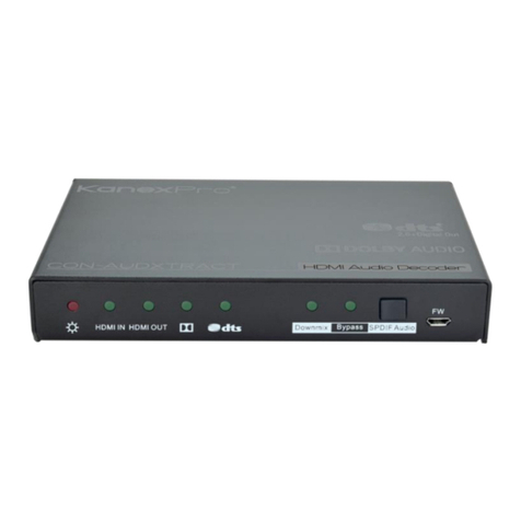 KanexPro CON-AUDXTRACT user manual