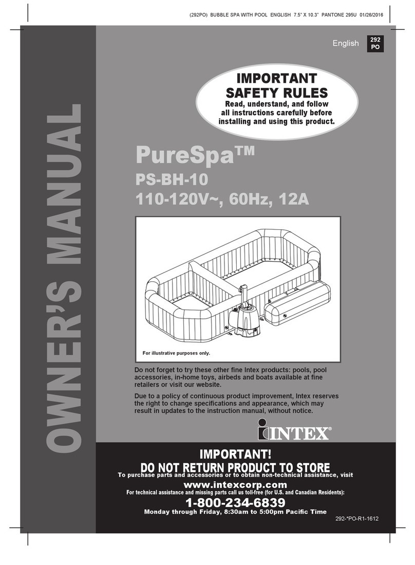 Intex PureSpa PS-BH-10 User manual