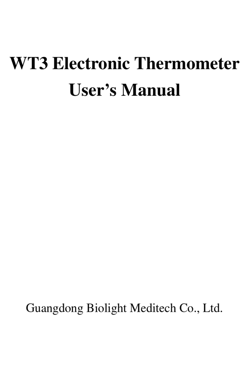 GUANGDONG BIOLIGHT MEDITECH WT3 User manual