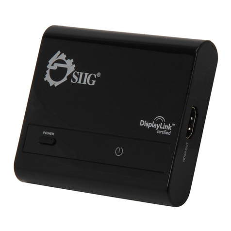 SIIG JU-HM0112-S1 User manual