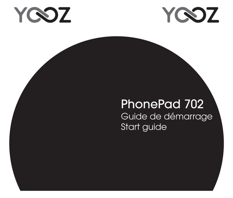 YOOZ PhonePad 702 Start guide