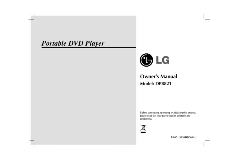 LG DP8821 owner's manual