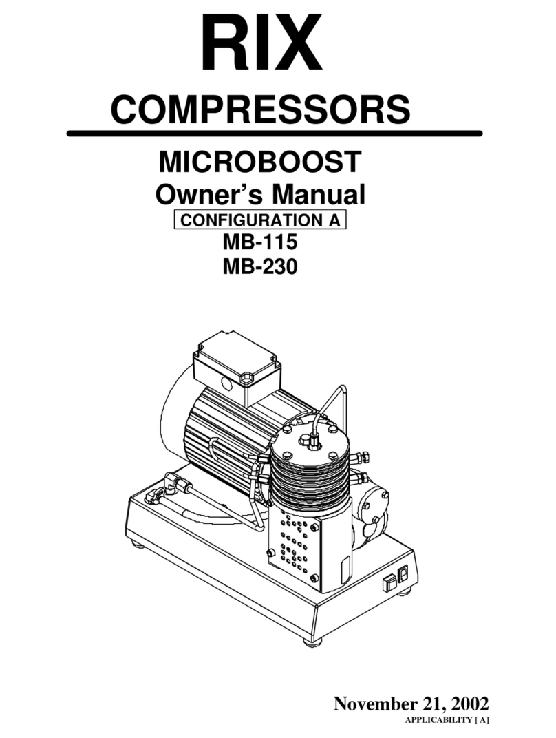 RIX MB-115 owner's manual