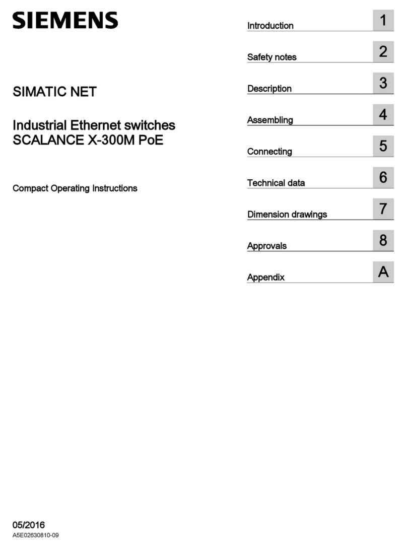 Siemens SCALANCE X-300M PoE Administrator guide