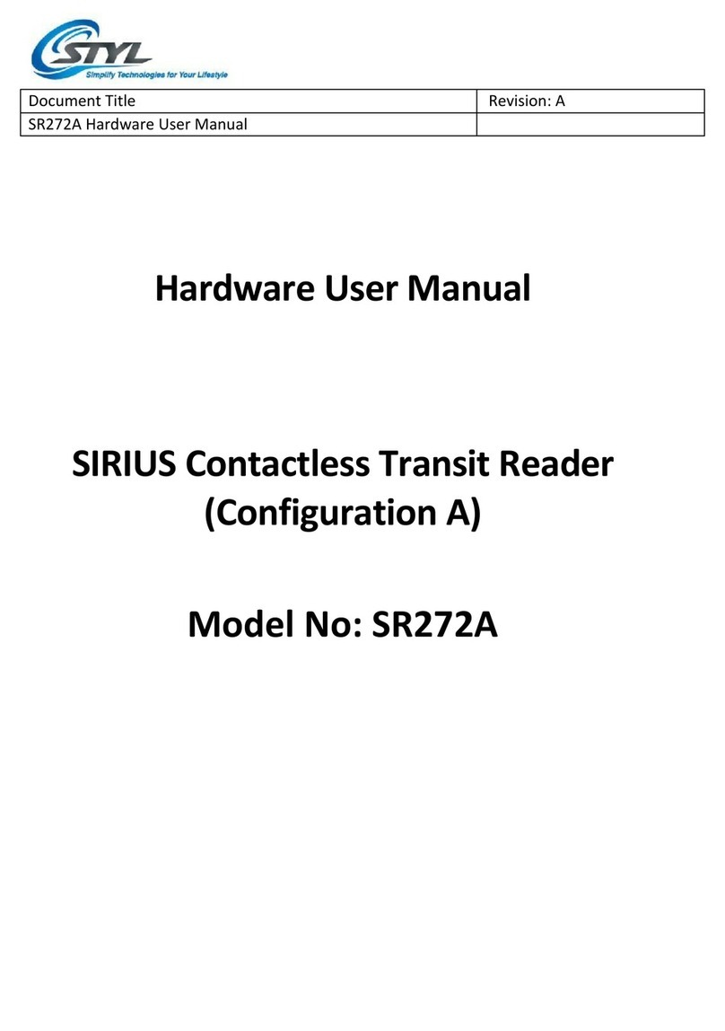 STYL SR272A Hardware user manual