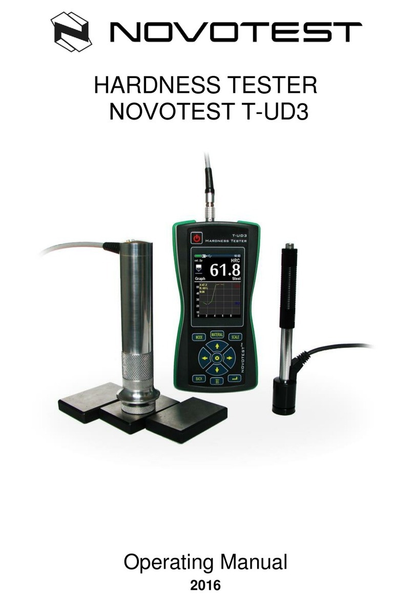 NOVOTEST T-UD3 operating manual