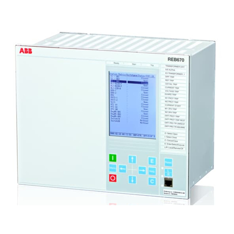 ABB RELION REB670 Instructions for use